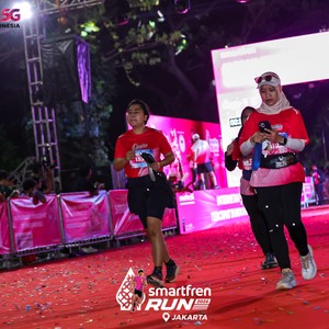 Race photo from SMARTFREN RUN 2026
