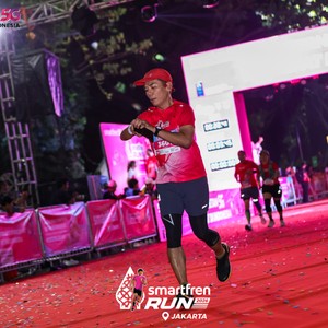 Race photo from SMARTFREN RUN 2026