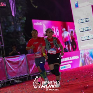 Race photo from SMARTFREN RUN 2026