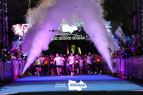 Race photo from Taman Budaya x BOGORUN 2025