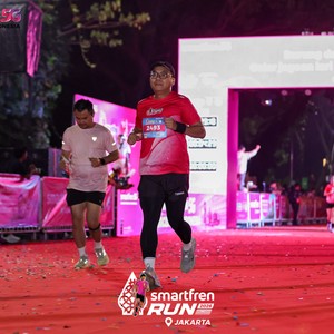 Race photo from SMARTFREN RUN 2026