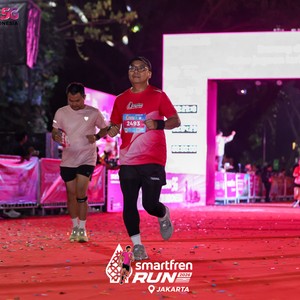 Race photo from SMARTFREN RUN 2026