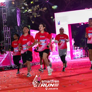Race photo from SMARTFREN RUN 2026