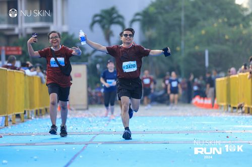 Race photo from Nu Skin Run 10K