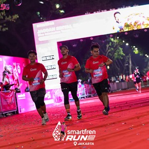 Race photo from SMARTFREN RUN 2026