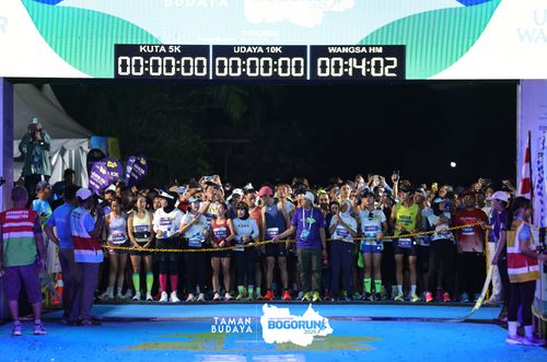 Race photo from Taman Budaya x BOGORUN 2025