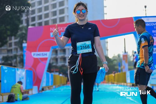 Race photo from Nu Skin Run 10K