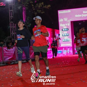 Race photo from SMARTFREN RUN 2026