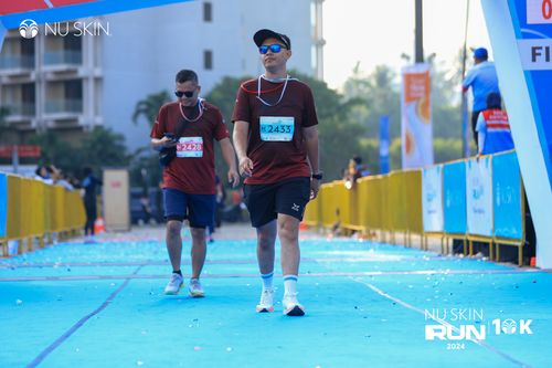 Race photo from Nu Skin Run 10K