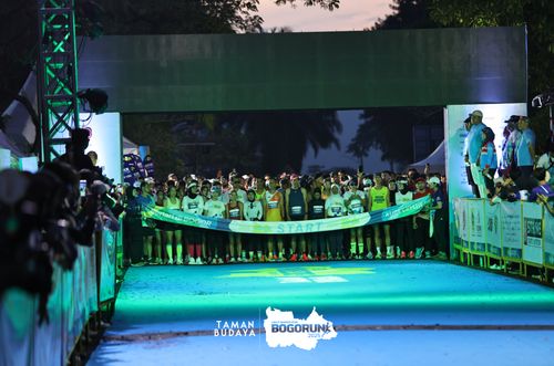 Race photo from Taman Budaya x BOGORUN 2025