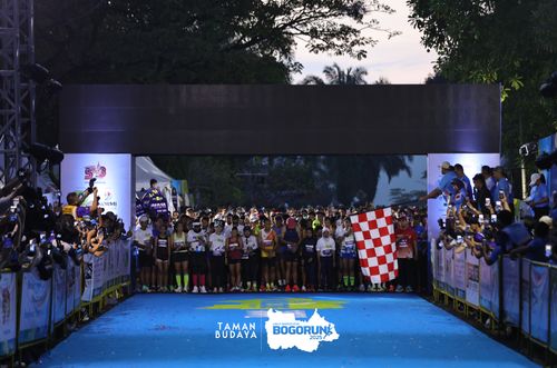Race photo from Taman Budaya x BOGORUN 2025