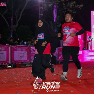 Race photo from SMARTFREN RUN 2026