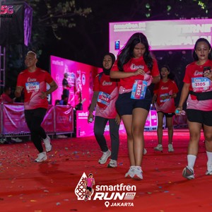 Race photo from SMARTFREN RUN 2026