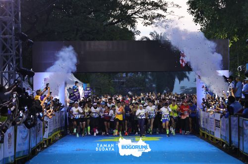Race photo from Taman Budaya x BOGORUN 2025