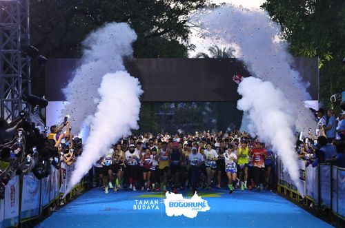 Race photo from Taman Budaya x BOGORUN 2025