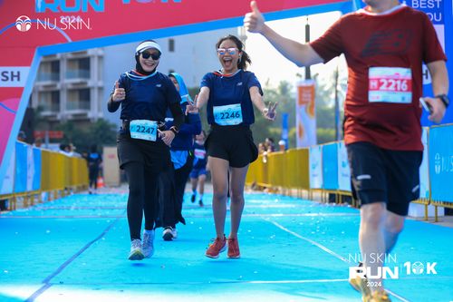 Race photo from Nu Skin Run 10K