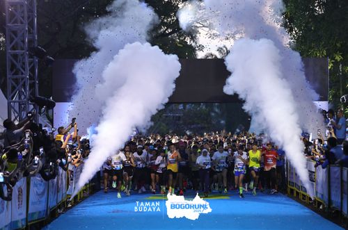 Race photo from Taman Budaya x BOGORUN 2025