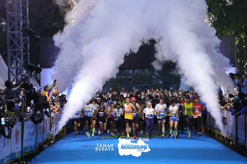 Race photo from Taman Budaya x BOGORUN 2025