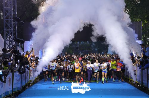 Race photo from Taman Budaya x BOGORUN 2025