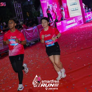 Race photo from SMARTFREN RUN 2026