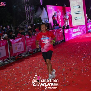 Race photo from SMARTFREN RUN 2026