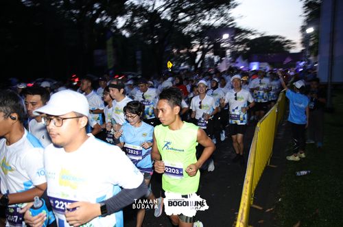 Race photo from Taman Budaya x BOGORUN 2025