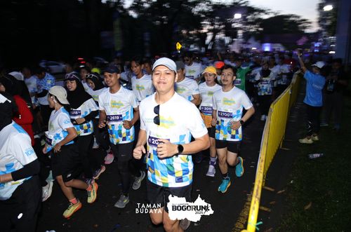 Race photo from Taman Budaya x BOGORUN 2025