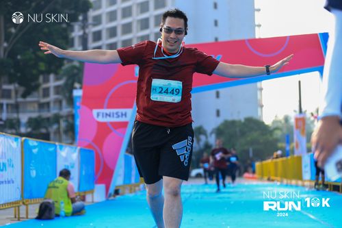Race photo from Nu Skin Run 10K