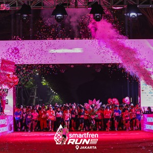 Race photo from SMARTFREN RUN 2026