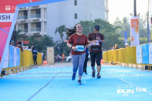Race photo from Nu Skin Run 10K