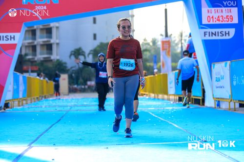 Race photo from Nu Skin Run 10K