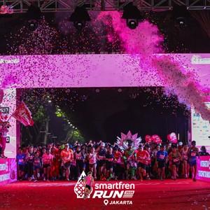 Race photo from SMARTFREN RUN 2026