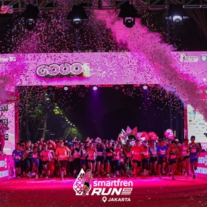 Race photo from SMARTFREN RUN 2026