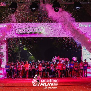 Race photo from SMARTFREN RUN 2026