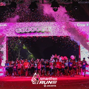 Race photo from SMARTFREN RUN 2026