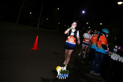 Race photo from PIK NITE RUN 2025