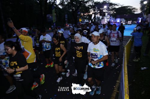 Race photo from Taman Budaya x BOGORUN 2025