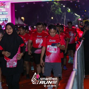Race photo from SMARTFREN RUN 2026