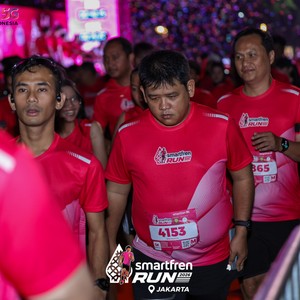 Race photo from SMARTFREN RUN 2026