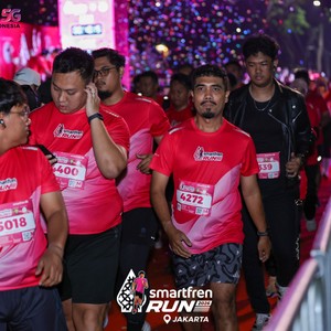 Race photo from SMARTFREN RUN 2026