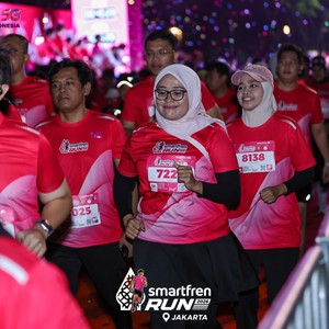 Race photo from SMARTFREN RUN 2026