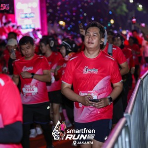 Race photo from SMARTFREN RUN 2026