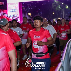 Race photo from SMARTFREN RUN 2026