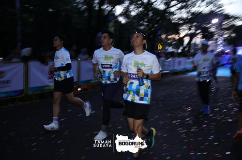 Race photo from Taman Budaya x BOGORUN 2025