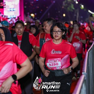 Race photo from SMARTFREN RUN 2026