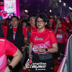 Race photo from SMARTFREN RUN 2026