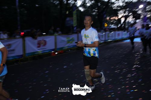 Race photo from Taman Budaya x BOGORUN 2025