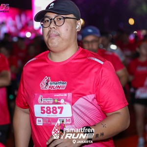 Race photo from SMARTFREN RUN 2026