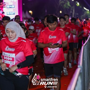 Race photo from SMARTFREN RUN 2026