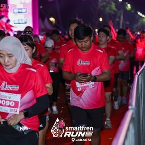 Race photo from SMARTFREN RUN 2026